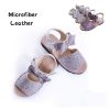Microfiber Leather Bling Bow Girls Sandals Microfiber Leather Bling Bow Girls Sandals