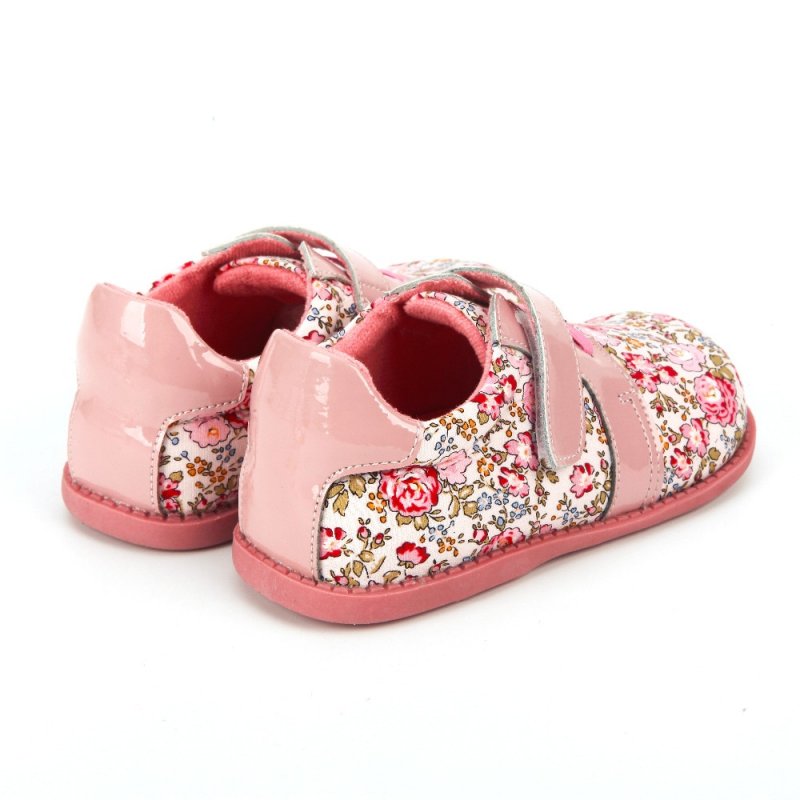 Cute Fabric Stitching Kids Shoes With Lace Design | LittleGuchi.com