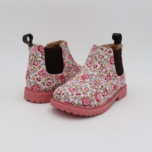Plush Furry Toddler Ankle Kids Boots