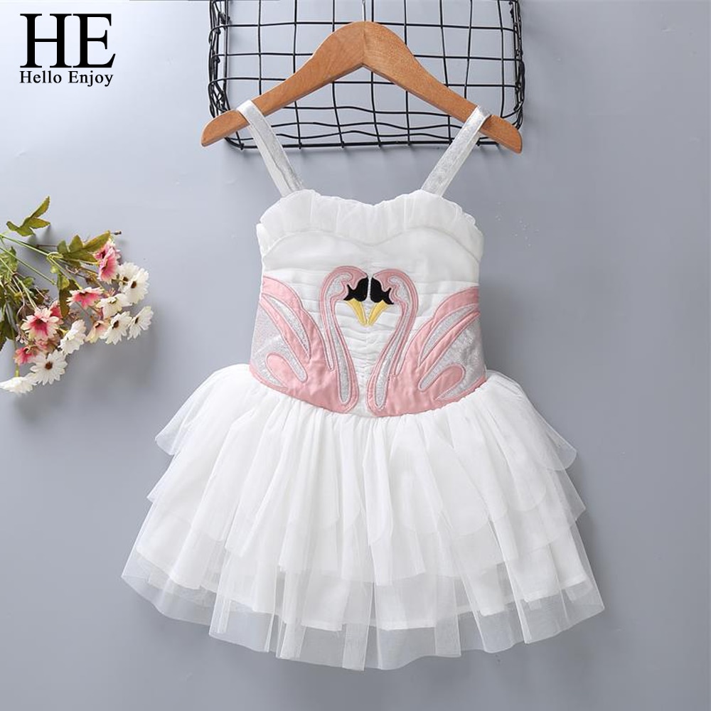 Flamingos Dress with Angel Wings - Image 2