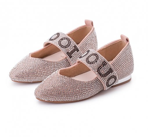 Designer Party Shoes with Rhinestones for Girls