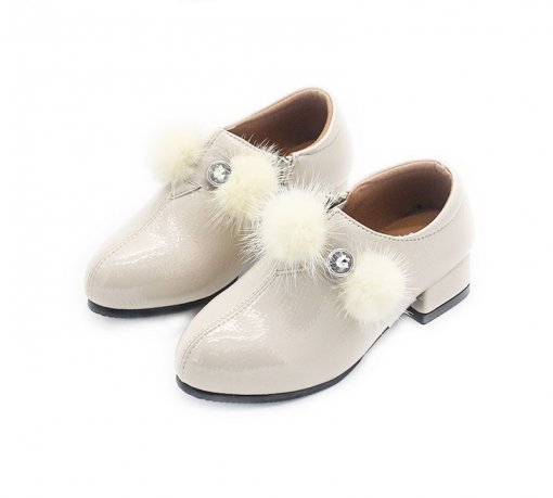 High Heel Rhinestone Loafer for Toddler
