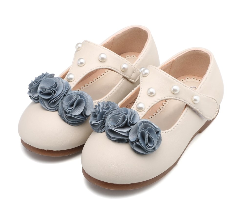 T-Strap Pearl Party Shoe for Girls