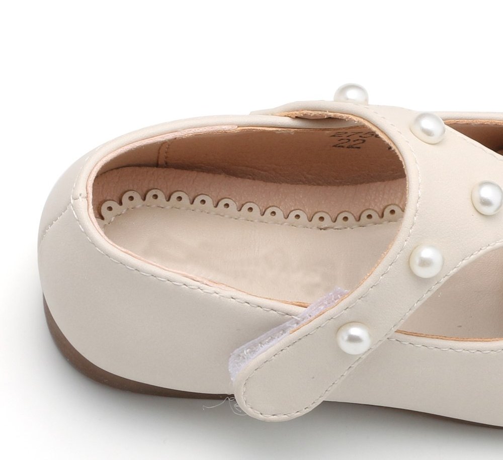 T-Strap Pearl Party Shoe for Girls - Image 5