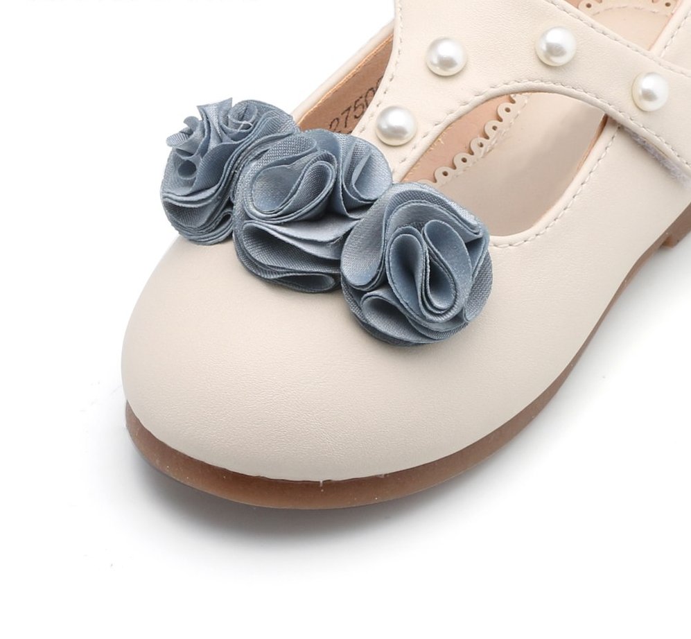 T-Strap Pearl Party Shoe for Girls - Image 4