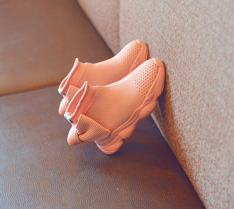 Casual Trainer Soft Shoe with a back knot - Image 3
