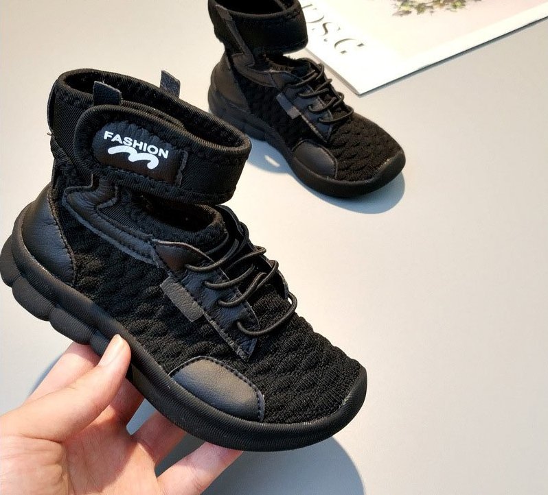 High Top Sneakers With Ankle Closure For Kids - Image 5