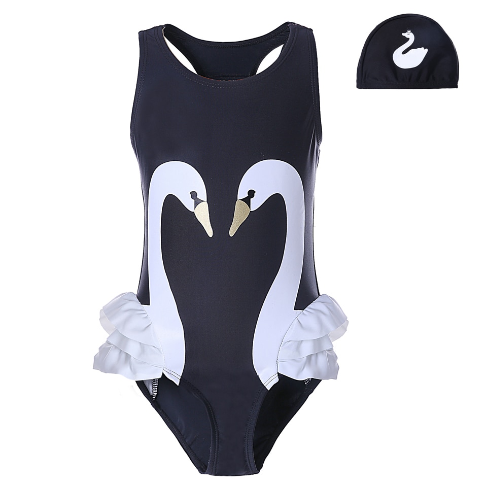 Girls Bathing Suits with Cap | Girls Swimsuits