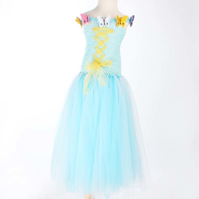 Princess Cinderella Tutu Dress - Light Blue - Image 2