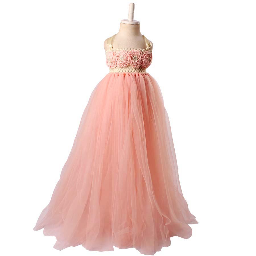 Victoria Flower Girl Tutu Dress - Image 3