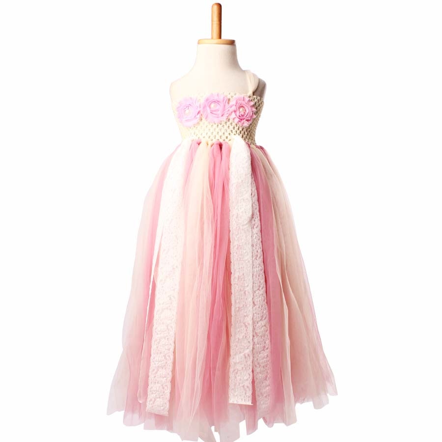 Flora Vintage Ivory Dress - Image 5