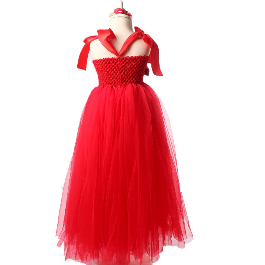 Flora Red Vintage Tutu Dress - Image 4