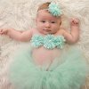 Floral Tutu top and Tutu skirt with matching hairband