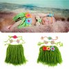 Handmade Crochet Hawaiian Skirt for Newborn Babies