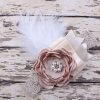 Sparking Rhinestone Feather Lace Headband