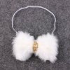 Newborn Fur Rhinestone Headband