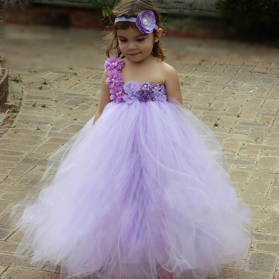 Flora Pink Rhinestone Tutu Dress | LittleGuchi.com