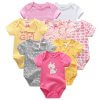 Short Sleeved Baby's Onesies 8 pcs Set Short Sleeved Baby's Onesies 8 pcs Set