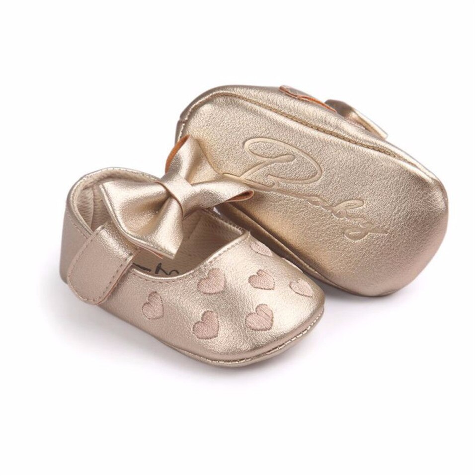 Baby Girl's Hearts Patterned Summer Shoes