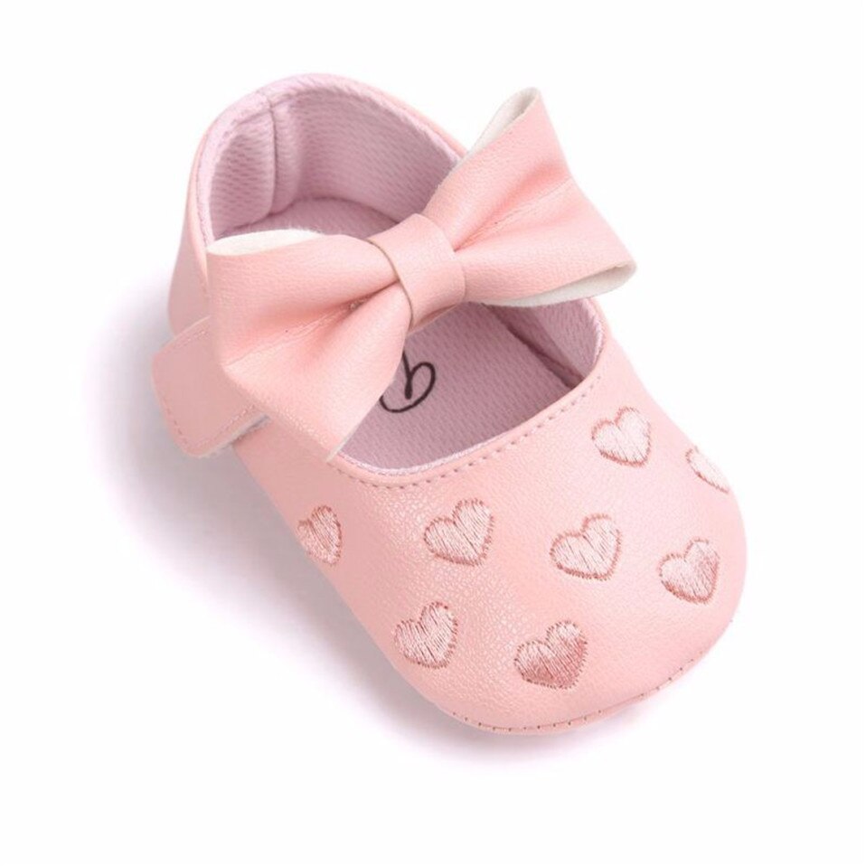 Baby Girl's Hearts Patterned Summer Shoes