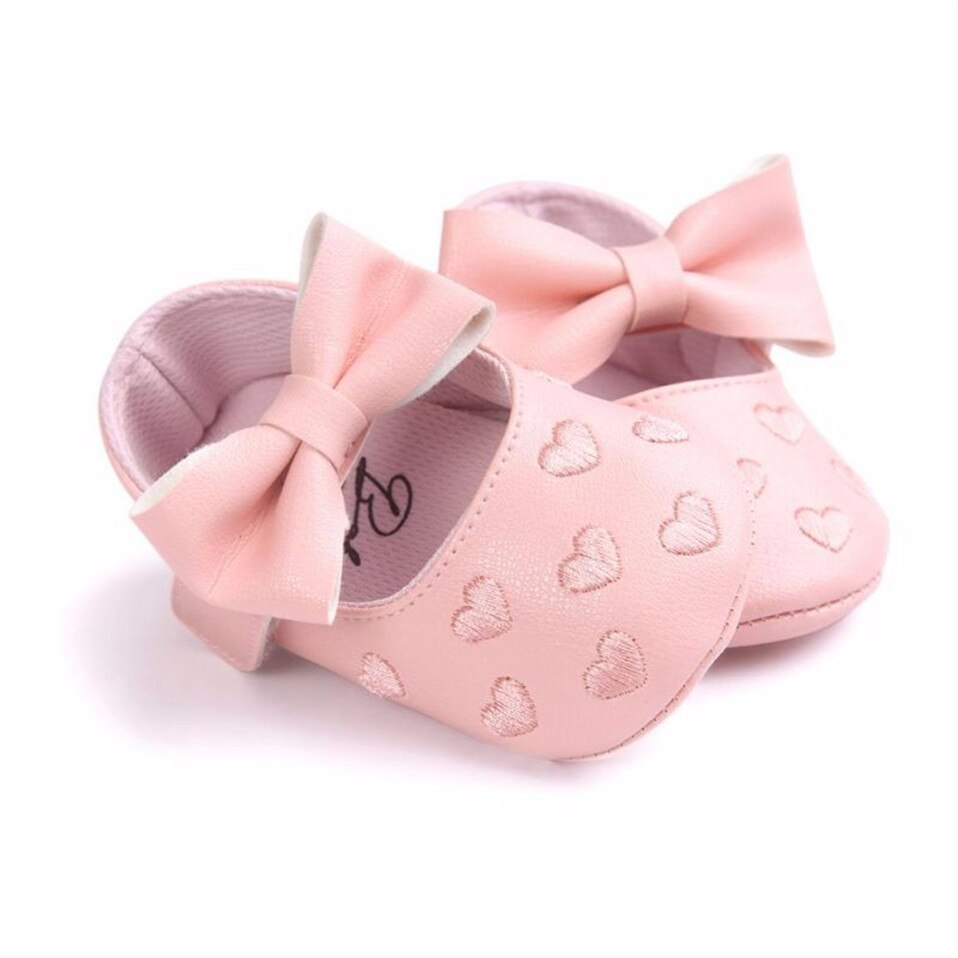 Baby Girl's Hearts Patterned Summer Shoes