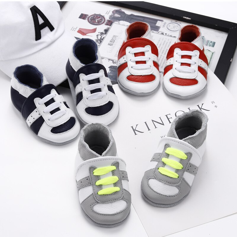 Skid-Proof Baby's Soft Genuine Leather Shoes