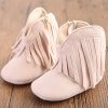 Baby Girl Soft Soled Suede Leather Booties