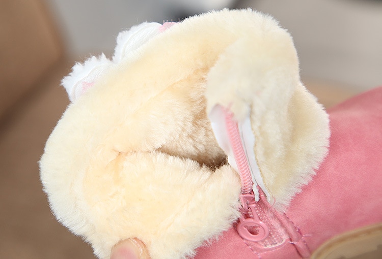 Girl's Kawaii Plush Winter Boots