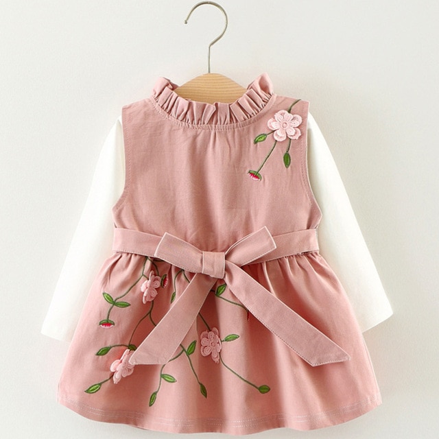 Girls A-Line Autumn Dress