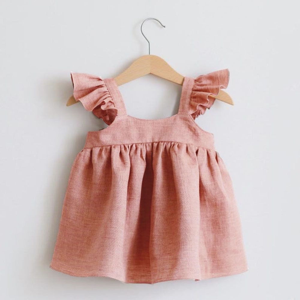 Sleeveless Baby Girl's Dress Sleeveless Baby Girl's Dress