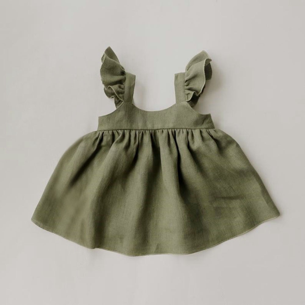 Sleeveless Baby Girl's Dress Sleeveless Baby Girl's Dress
