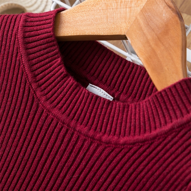 Knitted Long Sleeve Baby Girl's Dress Knitted Long Sleeve Baby Girl's Dress