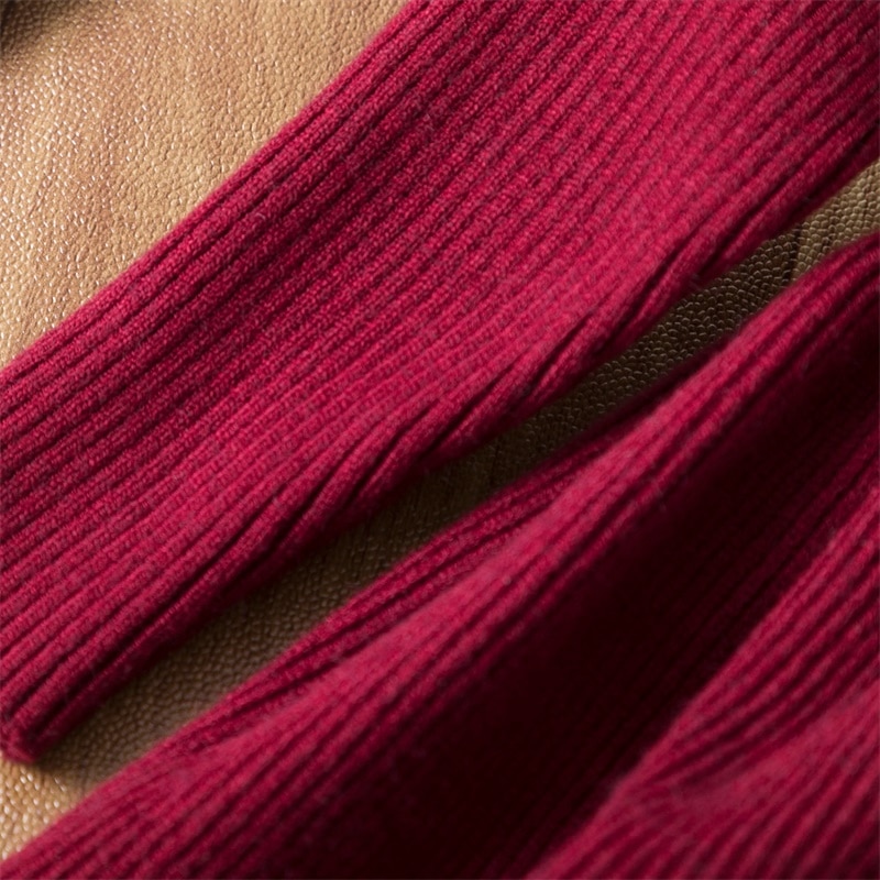 Knitted Long Sleeve Baby Girl's Dress Knitted Long Sleeve Baby Girl's Dress