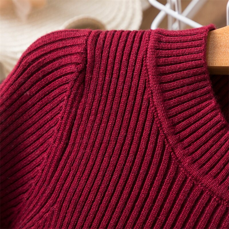 Knitted Long Sleeve Baby Girl's Dress Knitted Long Sleeve Baby Girl's Dress